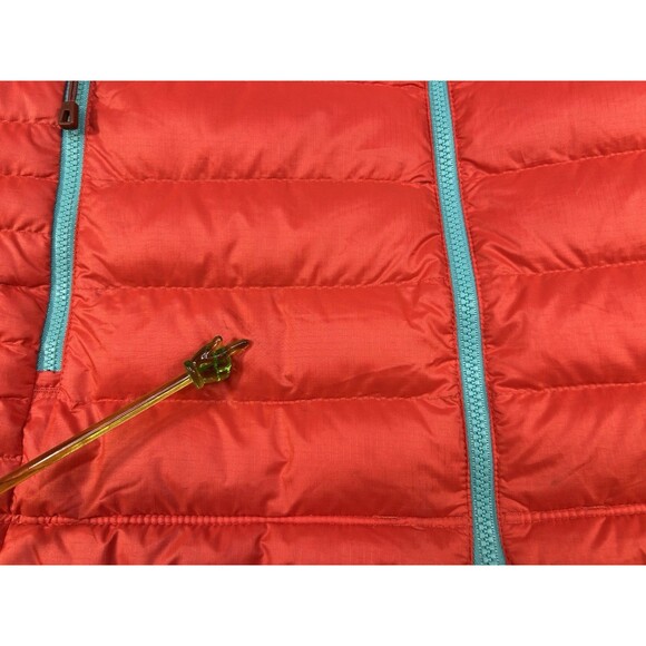 Patagonia Jacket Womens XL Red Down Sweater Puffer Coat Full Zip Warm Goose Down - Picture 6 of 14